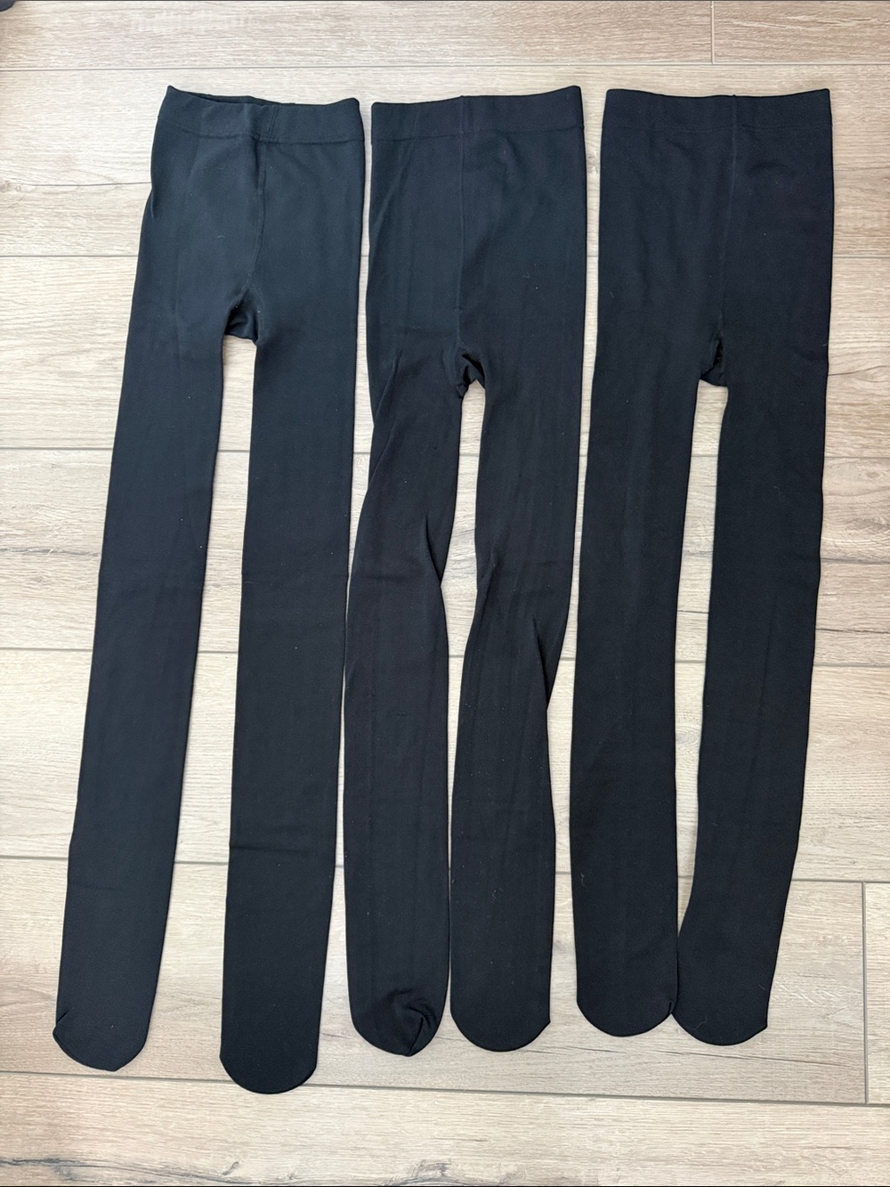 NWOT Bundle of 3 Steve Madden Fleece Lined Footed Leggings